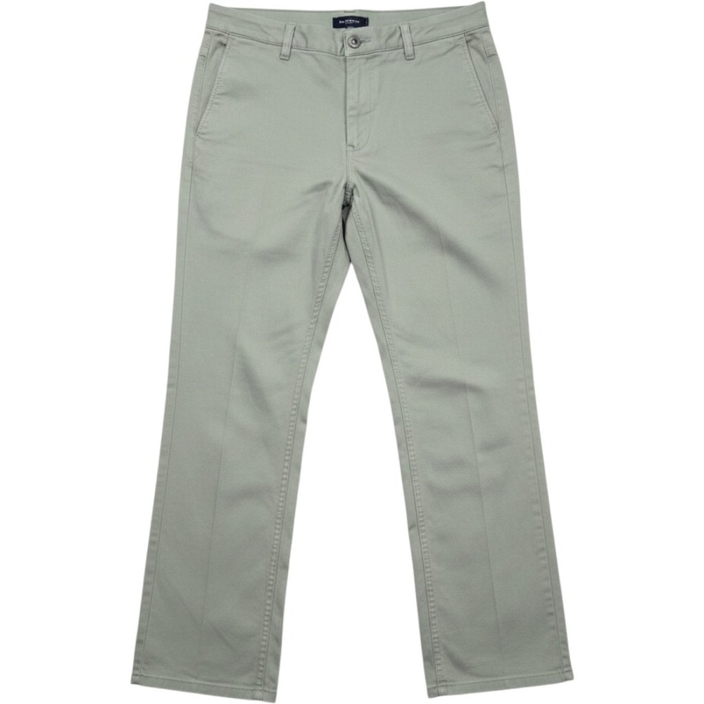 Hawker Rye Mens Straight Fit Olive Green Cotton Spandex Chino Pants Size 38x30